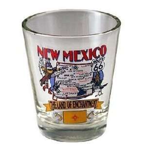  New Mexico Shot Glass 2.25H X 2 W State Map Case Pack 96 