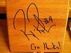 Ryan Roberts signed 6x6 Floor Tile Kansas Jay Hawks