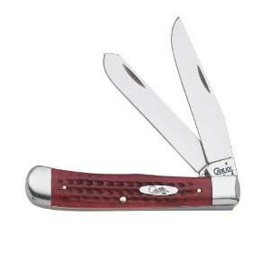   Old Red Trapper Pocket Knife with Stainless Steel Blades, Old Red Bone