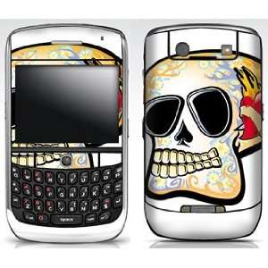  Spanish Skull Skin for Blackberry Curve 8900 Phone: Cell 