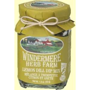 Windermere Herb Farm Lemon Dill Dip Mix (1.8 oz. glass jar)  