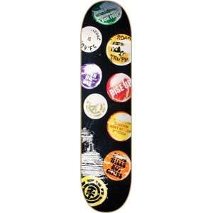 Element Thriftwood Rise Up Skateboard Deck   7.75 x 31.25  