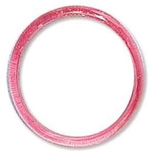  Blue Moon Lost & Found Connectors glass Ring Pink 10/pkg 
