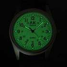 Military Nightvision Lady Child Canvas Band Watch Green  