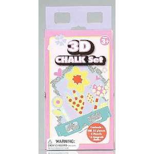  3D Chalk Set for Girls: Toys & Games