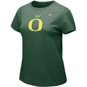  Nike Oregon Ducks Ladies Green Local T Shirt Sports 