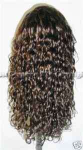 Lace Front 100% Indian Remy Human Hair Wig 16 Curly  