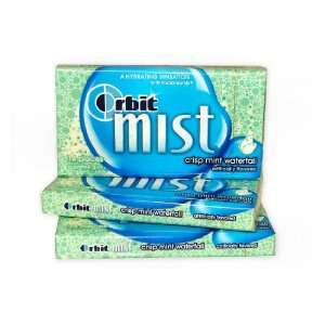 Orbit Mist Gum   Crisp Mint Waterfall, 14 piece pak, 12 count:  