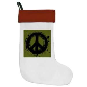  Christmas Stocking Peace Symbol Ink Blot: Everything Else