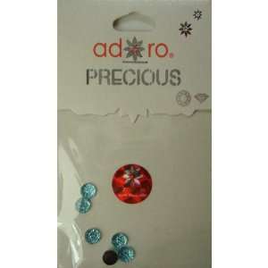 Decori Adoro Precious Stones Small Round   Blue 5 to 6 rhinestones per 