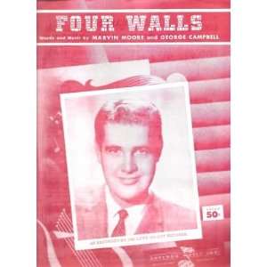  Sheet Music Four Walls Jim Lowe 199 