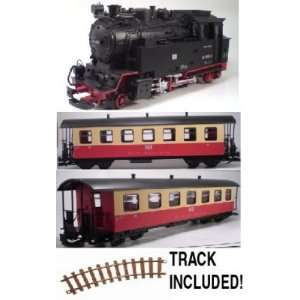    G Scale Complete Steam Engine Passenger Train Set: Toys & Games