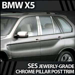  2000 2006 BMW X5 SES Chrome Pillar Trim Covers Automotive