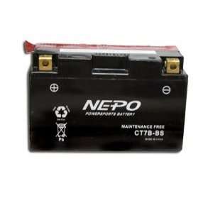  NEPO CT7B BS 12V 6Ah Maintenance Free Motorcyle Battery 