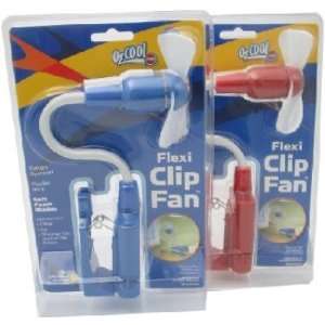  O2 Cool Flexi Clip Fan   O2 Cool 1261   Colors may vary 
