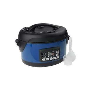 Cooks Essentials 5qt Oval Pressure Cooker (Blue)  