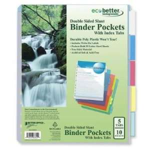  Better Office BOF 86824 Products Eco Better Binder Pocket 