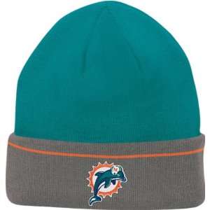  Miami Dolphins Summit Cuffed Knit Hat: Sports & Outdoors