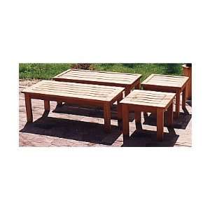 Patio Coffee Table and End Table Plan   Woodworking Project Paper Plan