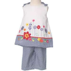   Floral Top Capri Outfit Baby Girls Clothes 3 24M: Bonnie Jean: Baby