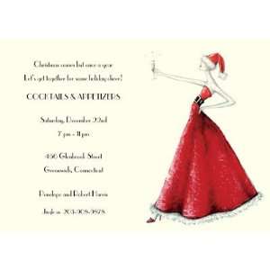   Custom Personalized Bonnie Marcus Holiday Invitation, by Bonnie Marcus