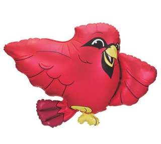 Angry Birds 26 Red Cardinal Flying Bird Shaped Mylar Balloon Party 