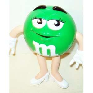  M&Ms 6 Green Girl Chunky Bendy Figure Toys & Games