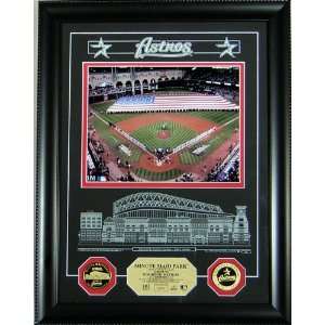  Minute Maid Park Archival Etched Glass Photomint: Sports 