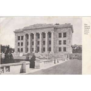  1907 New Harvard Medical School, Boston Mass. Postcard 