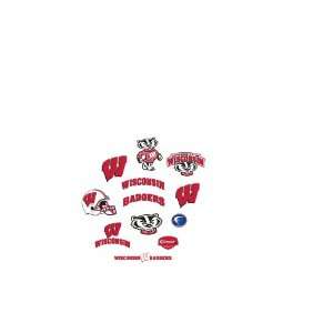  Wisconsin Badgers Team Logo Assortment Fathead Jr. Wall 