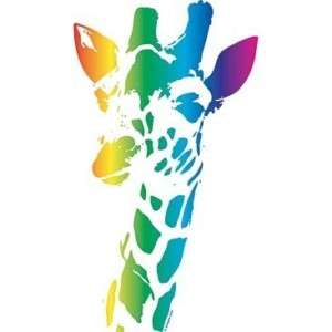 SHIRT   KIDS  RAINBOW GIRAFFE   SM XL  