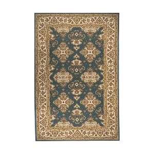   Persian Garden 3 x 5 Area Rug Teal Blue by Momeni: Home & Kitchen
