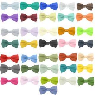   LOT MENS 10 BOWTIES NEW BOW TIE SOLID COLORS TUXEDO: Clothing