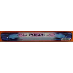  Poison   Box of Six 20 Stick Hex Tubes   Tulasi Incense 