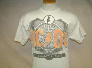AC DC t shirt BLACK ICE L  