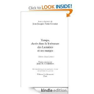  des lumières (RESEAU LUMIERES) (French Edition) Jean Jacques Tatin 