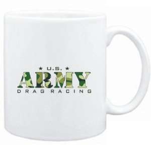 Mug White  US ARMY Drag Racing / CAMOUFLAGE  Sports  