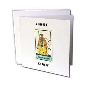  Tarot Cards   Tarot King Of Swords   Greeting Cards 6 Greeting Cards 