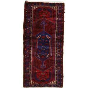   11 Red Persian Hand Knotted Wool Koliaei Rug: Furniture & Decor