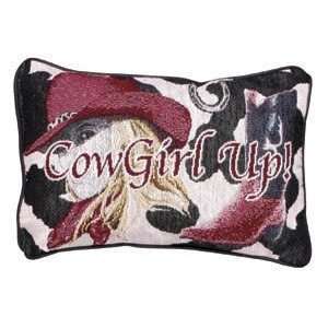   : Set of 2 Cowgirl Up Western Tapestry Throw Pillows: Home & Kitchen