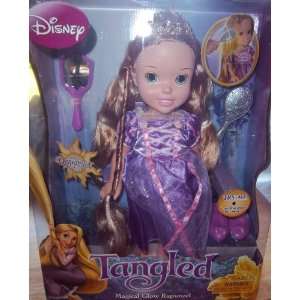    Disney Tangled Magical Glow Rapunzel Toddler Doll: Toys & Games