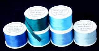 Blue Silk Ribbon