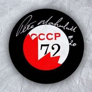  Peter Mahovlich Summit Series Autographed/Hand Signed 
