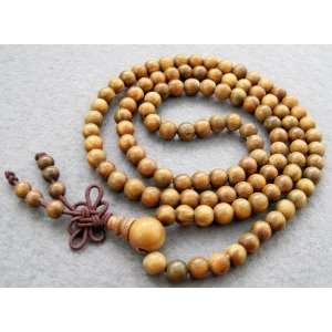   108 Green Sandalwood Beads Prayer Mala Necklace: Everything Else