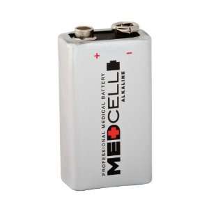  Medcell Alkaline Batteries, 9V (Box of 12) Health 