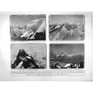  1906 SNOW ALPS MARGHERITA OBSERVATORY ROSA RUSSIA WAR 