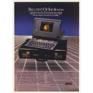  1984 Grid Portable Briefcase Computer Print Ad 