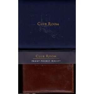  CLUB ROOM FRONT POCKET WALLET TAN 