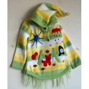  SWEATER HOODIE YELLOW embroidery 3D handmade in PERU size 