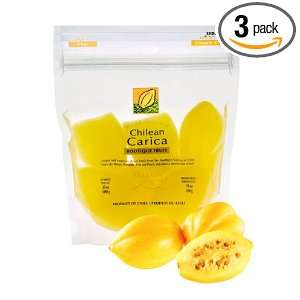 CHILEAN CARICA Fruit   Tamaya Gourmet   CASE: 3 DOY PACKS (3 x 1 Kilo 